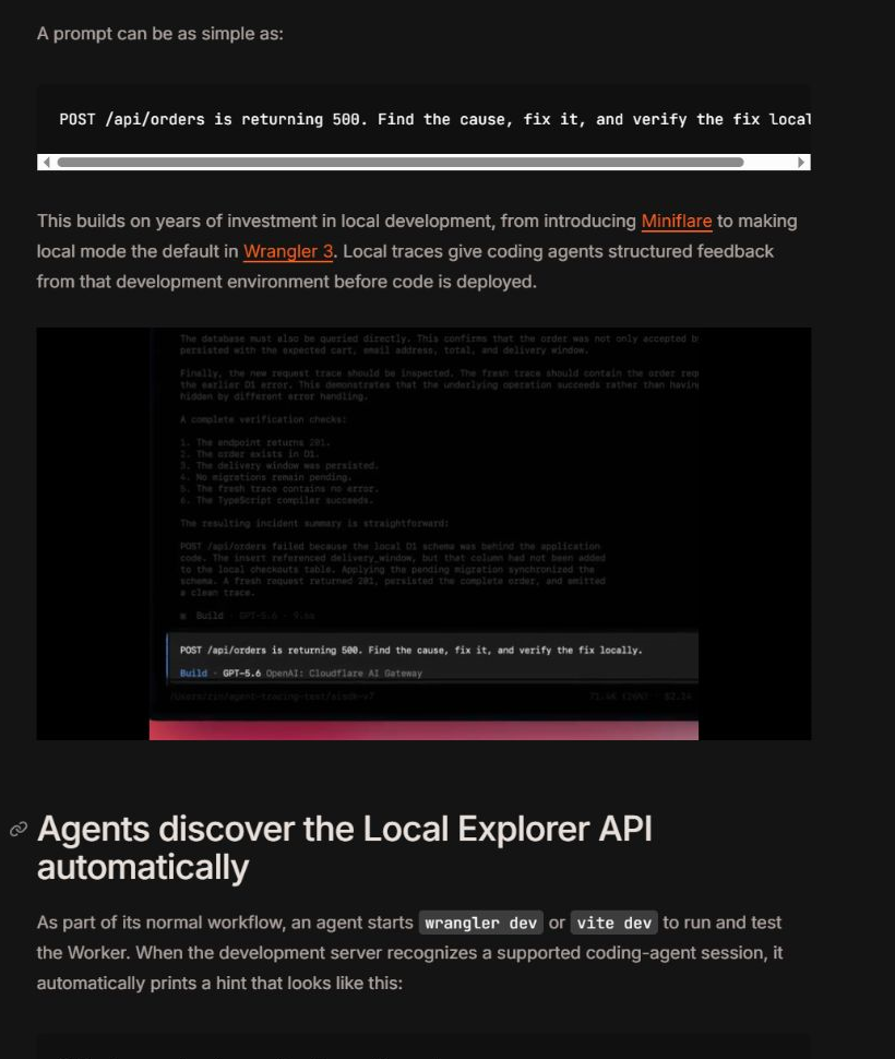 Cloudflare 本地追踪与 Local Explorer API